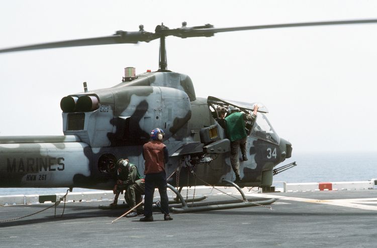 Image: U.S. Marines AH-1J Sea Cobra Helicopter