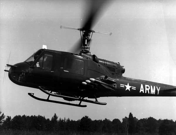 Image: UH-1B with the M22 Guided Missile Armament Subsystem