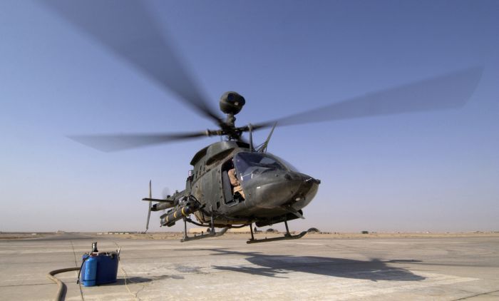 Image: OH-58D Kiowa Warrior helicopter