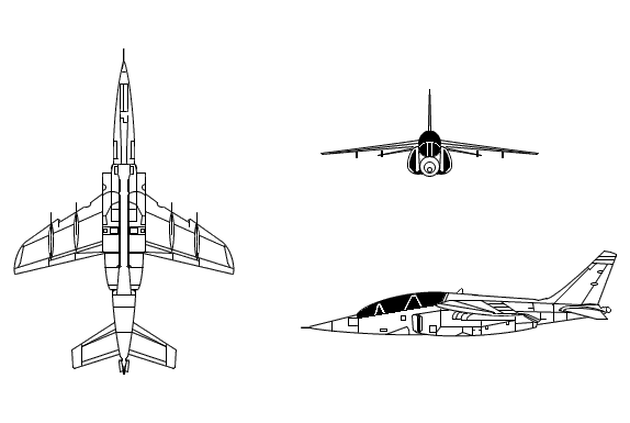 Drawing: Alpha Jet