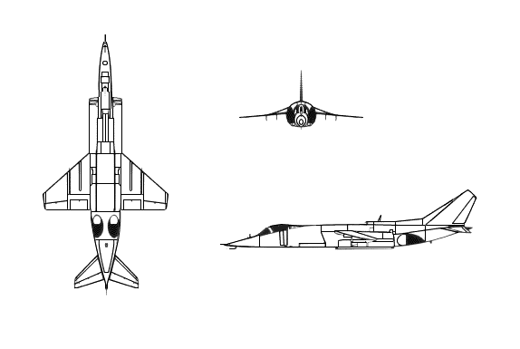 Drawing: Yak-38 Forger