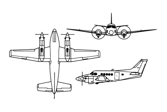 Drawing: King Air